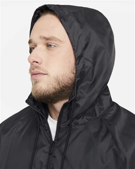 nike kapuzenjacke windrunner sportswear weiß schwarz|Nike Sportswear Windrunner Herrenjacke mit Kapuze.